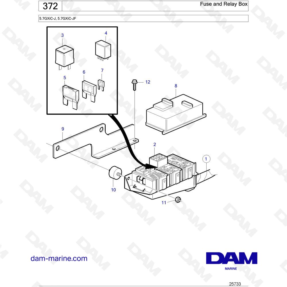 Spare Parts And Exploded Views For Volvo Penta L Gxi